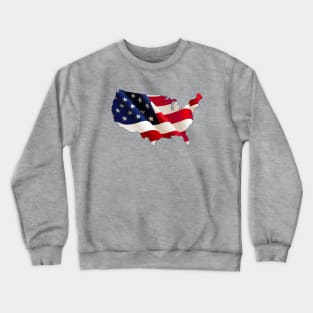 American Flag Crewneck Sweatshirt